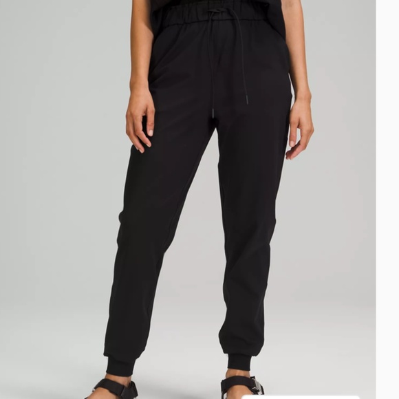 Lululemon Stretch High Rise Full Length Jogger (Black) - Picture 1 of 6